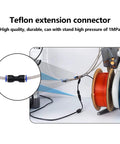 Ultra Smooth PTFE Teflon Tube Kit With 16.4 Ft Tubing, Cutter And Four Extension Connectors for Bambu Lab 3D Printers