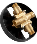 TruTemp Pressure Balance Valve With Brushed Gold Trim Kit Delivers Stable Shower Temperature No Fuss Water Flow Durable Valve