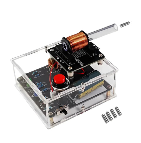 Clear case electric magnetic transmitter for Hands On Soldering Practice Kit For Teens And Kids With Electric Magnetic Transmitter Educational Electronics Kit Mini DIY Shooting Game Toy Gift For Boys And Girls