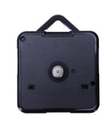Back view of 3X Replacement Wall Clock Movement Kit With Pendulum And Hands Quartz Clock Motor Black And Red Finish