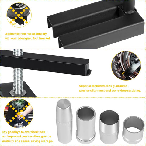 Universal Clutch Drum Spring Compressor Kit With J36418C And ST1503 Teflon Seal Installer Resizer for GM transmission overhaul