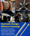 Heavy Duty Grease Fitting Cleaning Tool Zerk Cleaner Hammer For Flushing Stubborn Dried Grease From Shafts Bushings Joints And Pins