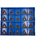 20 Piece TCMT16T304 Carbide Turning Inserts For CNC Lathe Tools Finishing And Semi Finishing Steel Stainless Steel And Cast Iron