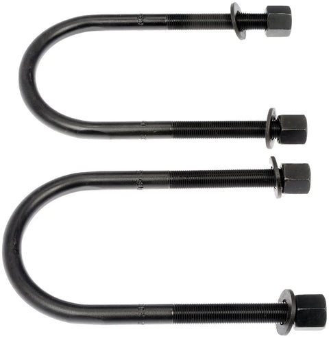 Rear Leaf Spring Axle U-Bolt Kit For Frontier 1998-2004 with nuts and washers, heavy duty OE replacement steel u-bolts, easy install