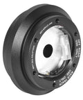 Dope Quick Release Short Hub Steering Wheel Adapter With 6X70mm Bolt Pattern And Clean Black Finish For Honda Civic Acura Integra JDM Drift Or Daily Driving Rig, side view showing the metal core and bolt pattern.