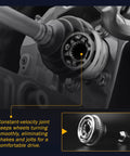 Close-up of CV joint on Beefy 4WD Front CV Axle Shaft Assembly Replacement 60 1345 for 2002-2009 Chevrolet Trailblazer