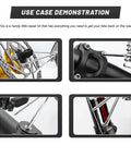 Use demonstration of Foldable 16-In-1 Bike And Motorcycle Repair Tool Kit With Hex Wrenches And Screwdrivers for quick fixes