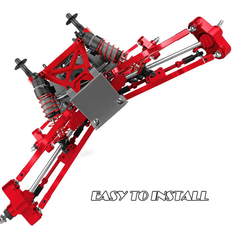 Aluminum RC Upgrades Kit For 1/10 T-Maxx And E-Maxx Including Suspension Arms Steering Knuckle Shock Tower