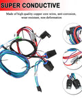 Marine Tilt Trim Wiring Harness Kit With Relay Reset Circuit Breaker for PT 130 PT 35 Jack Plate hydraulic units