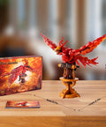 Fire Phoenix Building Set Compatible With Lego STEM Style Magic Phoenix Model For Adults And Fans Ages 8 And Up 938 Pieces Educational Bird Toy Gift For Kids Boys And Girls, 15.35in x 18.5in x 10.63in