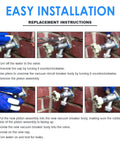 Step-by-step instructions for Vacuum Breaker Kit For Traditional Anti Siphon Frost Free Sillcock Valves Replacement Prevent Backflow.