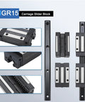 Two 300mm Linear Rail Kit With Four HGH15CA Carriage Blocks And Two HG15 End Stops for CNC Machines and Automation Projects