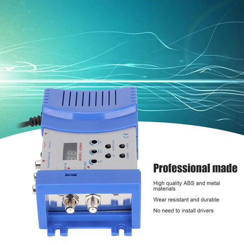 Front view of HDMI Modulator For Home TV RF Modulator Converts AV To RF In PAL NTSC VHF UHF Dual Frequency Output Adjustable AV Level