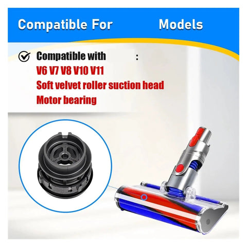 Premium Plastic Motor Bearing For Vacuum Cleaner Head Replacements Compatible With Stick Vacuum Models Direct Drive Soft Rollers Keeps Your Cleaning Rig Runnin Smooth Every Day