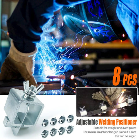 Grab These Super Handy 8 Pcs Sheet Metal Butt Welding Clamps Perfect For Truck And Car Door Skin Panels Rustproof Positioners in action.