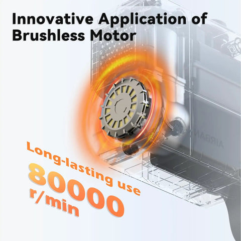Brushless motor of Mini Paddle Board Pump Pulse Pro, Rechargeable Electric SUP Pump With 20 PSI Max displayed in action