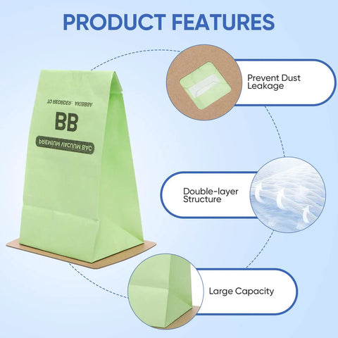 Product features of Compact Canister Vacuum Bags Replacement For Oreck Handheld And Canister Vacuums AK1BB8A