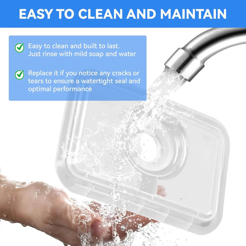 Replacement CPAP Gasket Kit for DreamStation 1 Flip Lid Seal and Humidifier Dry Box Inlet Seal, silicone, leak-proof, easy to clean