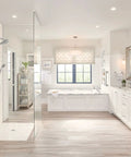 Spacious bathroom with a shower stall and decor, suitable for Killer Chrome Finish Handheld Shower Replacement Hose That Gives A Mirror Like Look And Works With Any Decorating Style In Your Pad Featuring 69 Inches Of Tough Metal Double Lock Construction With Half Inch Ips Connection.