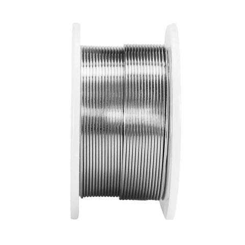 63-37 Tin Lead Rosin Core Solder Wire For Electrical Soldering 1mm Diameter 50g Spool side view