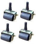 Heavy Duty Bed Frame Wheels Casters Rollers With Locking For Standard Leg Sockets Replacement Set Of 4 Gold