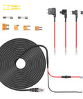Radar Detector Hardwire Kit for Escort, Valentine One, Uniden, Beltronics, Cobra with RJ-11 Style Jack, fuse taps, fuses, power cord