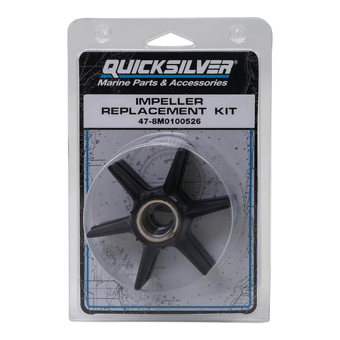 13 Piece Water Pump Repair Kit For Outboards And Sterndrives in packaging with DIY Ready Impeller highlighted