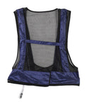 Beat The Blazing Heat On Rough Industrial Job Sites With This Adjustable Compressed Air Cooling Vest Delivering Serious Chill For Welders And Heavy Duty Crews, back view of a lightweight mesh cooling vest.