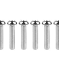 Crazy Lightweight Titanium Button Head Torx Bolts Set M5 M6 M8 In 10 12 15 20 25 30 35 40 Mm Length Pack Of 6 For Bicycle Motorcycle And Car Use Grade 5 6Al 4V Tough And Corrosion Resistant