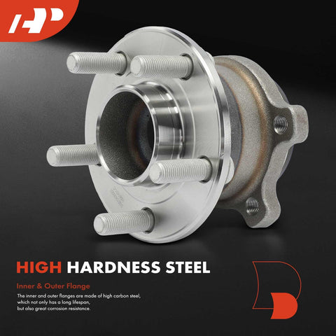 Two Pack Rear Wheel Bearing And Hub Assembly For Ford Transit Connect 2019 2020 2021 2022 2023, 5 Lug, Rear Left And Right, No ABS Sensor, Beefed-Up GCr15