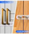 U Shaped Adjustable Cabinet Locks 15 Pack With Tool Free Installation For Kid Safe Home on different cabinet handles