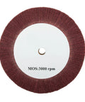 Top Tier Nylon Fiber Flap Polishing Wheel For Curves And Tight Spots Non Woven Abrasive Buffing Disc delivers shadow free finish at 250mm size.