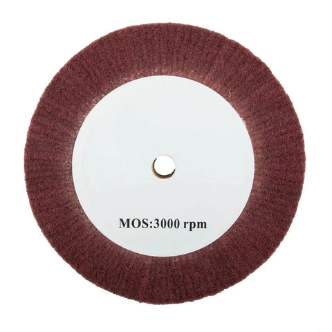 Top Tier Nylon Fiber Flap Polishing Wheel For Curves And Tight Spots Non Woven Abrasive Buffing Disc delivers shadow free finish at 250mm size.