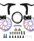 Rock Solid Rear Brake Kit With Mechanical Linear Pull Disc Caliper And 160mm G3 Rotor built heavy duty for mountain bikes components.
