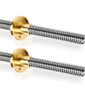 Heavy Duty TR10x8 400mm Lead Screw Paired With Precision Brass Nut Featuring 2mm Pitch And Four Start Threads for CNC use.