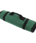 Large Capacity Chef Knife Roll Bag With Multiple Pockets And Internal Compartments Rugged Fabric Knife Carry Case in dark green
