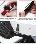 Installation of 4 Piece Car Bumper Clip Hasp Kit Universal Quick Release Fasteners for Front and Rear Bumpers with strong hook lock clips