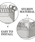 Slick Light Gray Plastic Miniature Fence Kit With Dead Simple Snap Together Design For Farm Diorama And Prison Model Builds showing sturdy material and easy installation.