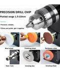 Heavy Duty Badass 1850W Portable Table Saw Station Built Tough For Knockout Jade Cutting Carving And Polishing Smooth All In One Multifunction Woodworking Power Tool With Five Piece Kit precision drill chip and polishing wheels.