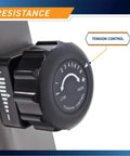 Close-up of tension control on Magnetic Recumbent Exercise Bike With Eight Resistance Levels NS40502R