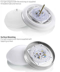 Dimmable 17W LED Light Engine 5000K 1200 Lumens 120V Retrofit Kit For Ceiling Flush Ceiling Fan Pendant Lantern Garden installation demo