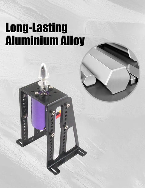 Electric Plane Motor Mount Adjustable Height Aluminum Brushless Motor Stand for 2 to 4.3 Inch Motors with alloy detail inset