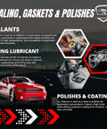 Premium 350 cSt Silicone Oil High Purity Lubricant, 8 Oz (250 mL), Thin Viscosity For Automotive DIY, featuring sealants and polishes.