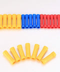 150 Pcs Electrical Butt Connectors Kit Insulated Butt Splice Crimp Wire Connectors Assorted Straight Wire Terminals For Automotive Wiring Built Tough Copper Core Terminals For Fast Reliable Electrical Jobs