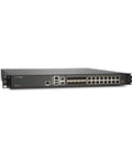 Next Generation Network Security Appliance Bringing Kick Butt Enterprise Firewall Protection With Heavy Duty Threat Prevention And Beast Mode Daily Reliability Model 01 Ssc 1940, sleek black design, front view, rack-mounted.