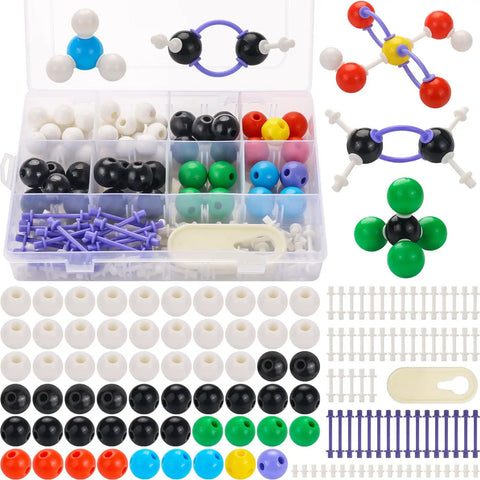 135-Piece Organic Chemistry Model Kit For Students And Teachers Portable Molecular Modeling Set For Chemistry Classes