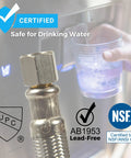 Fridge Ready Universal Refrigerator Water Hose 30 Foot With One Quarter Inch Connections For Any Icemaker And All Fridge Brands