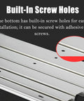 Durable Stainless Steel Cable Trunking Kit for Hidden Cables Wide 10 to 50mm showing built-in screw holes for installation.