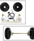 29 Inch Rear Axle Assembly Wheel Hub Kit For Go Kart Quad Trike Drift Bike Builds Complete DIY Replacement Beefed Up Rear End Parts For Street Track And Off Road Fun
