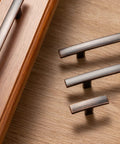 10 Pack 3 Inch Oil Rubbed Bronze Kitchen Cabinet Pulls With Smooth Rounded Edges Durable Solid Metal Hardware On Wood Surface